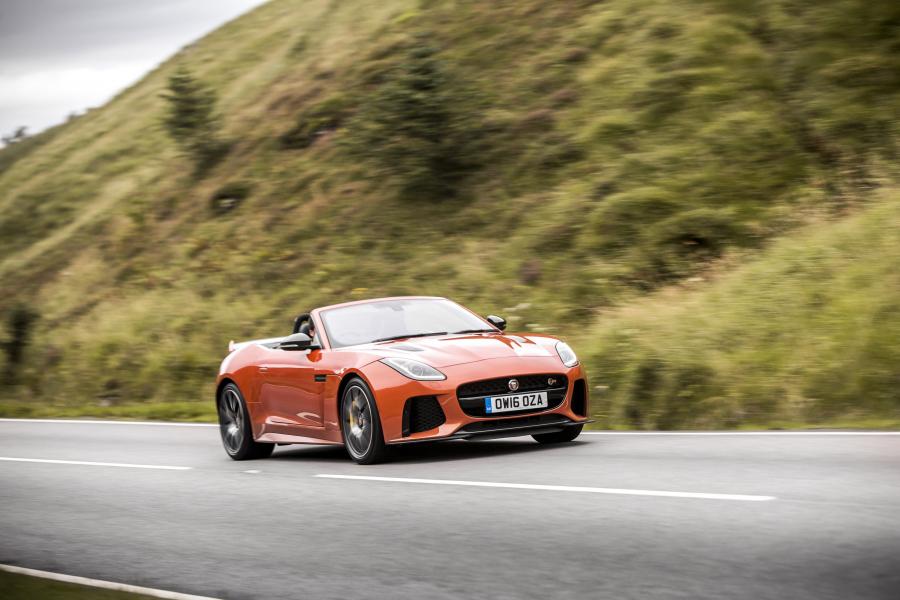 Jaguar F-Type SVR Convertible (UK) '2016